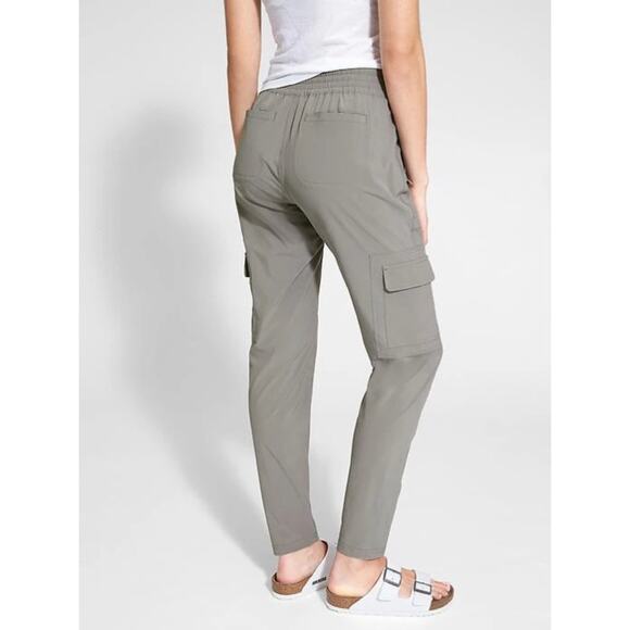 Athleta Chelsea Cargo Pant Gray Women’s Size 10 - Picture 1 of 11